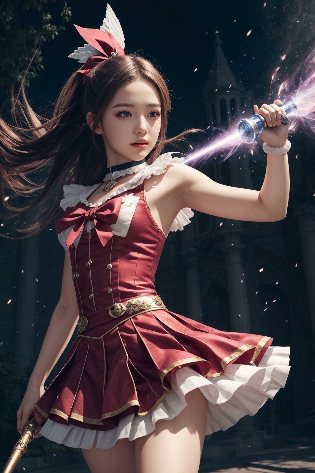 サンプル画像1:魔法少女になりたくて(きゅうりの里) [d_298383]