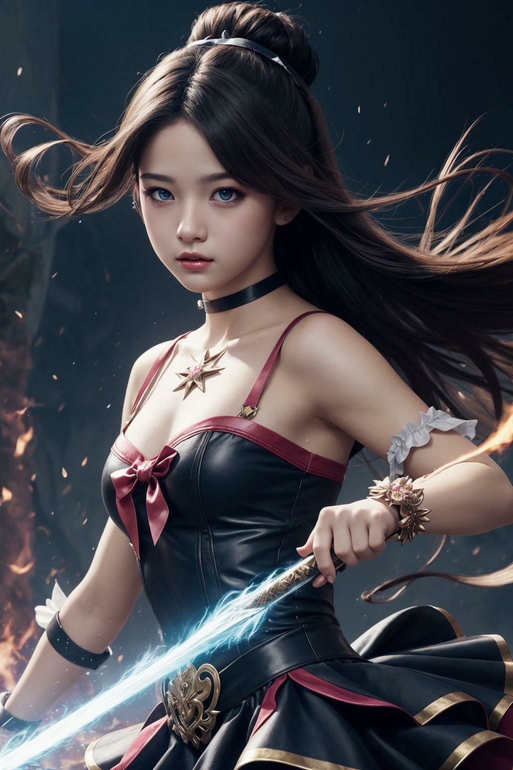 サンプル画像5:魔法少女になりたくて(きゅうりの里) [d_298383]