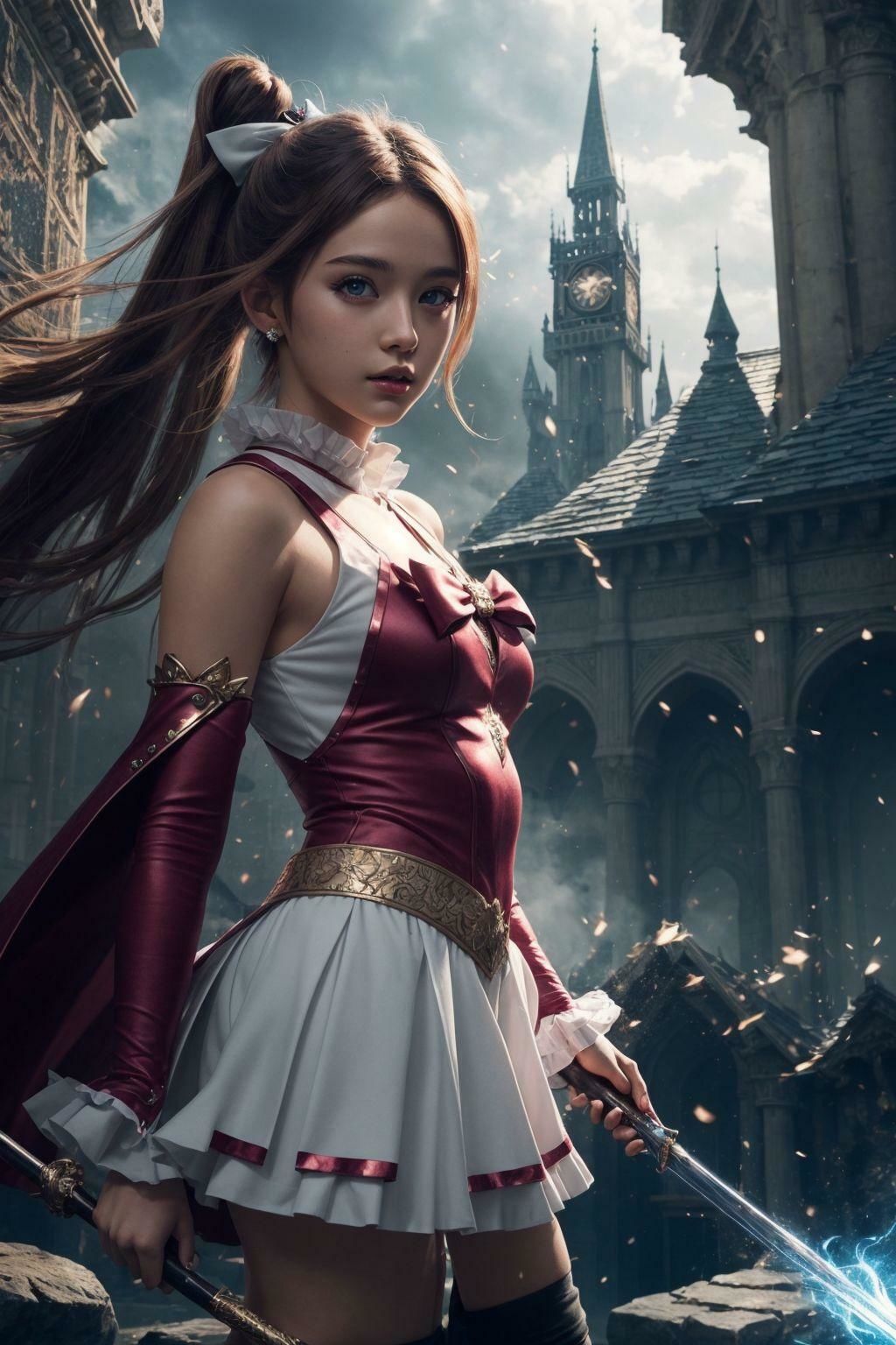 サンプル画像6:魔法少女になりたくて(きゅうりの里) [d_298383]