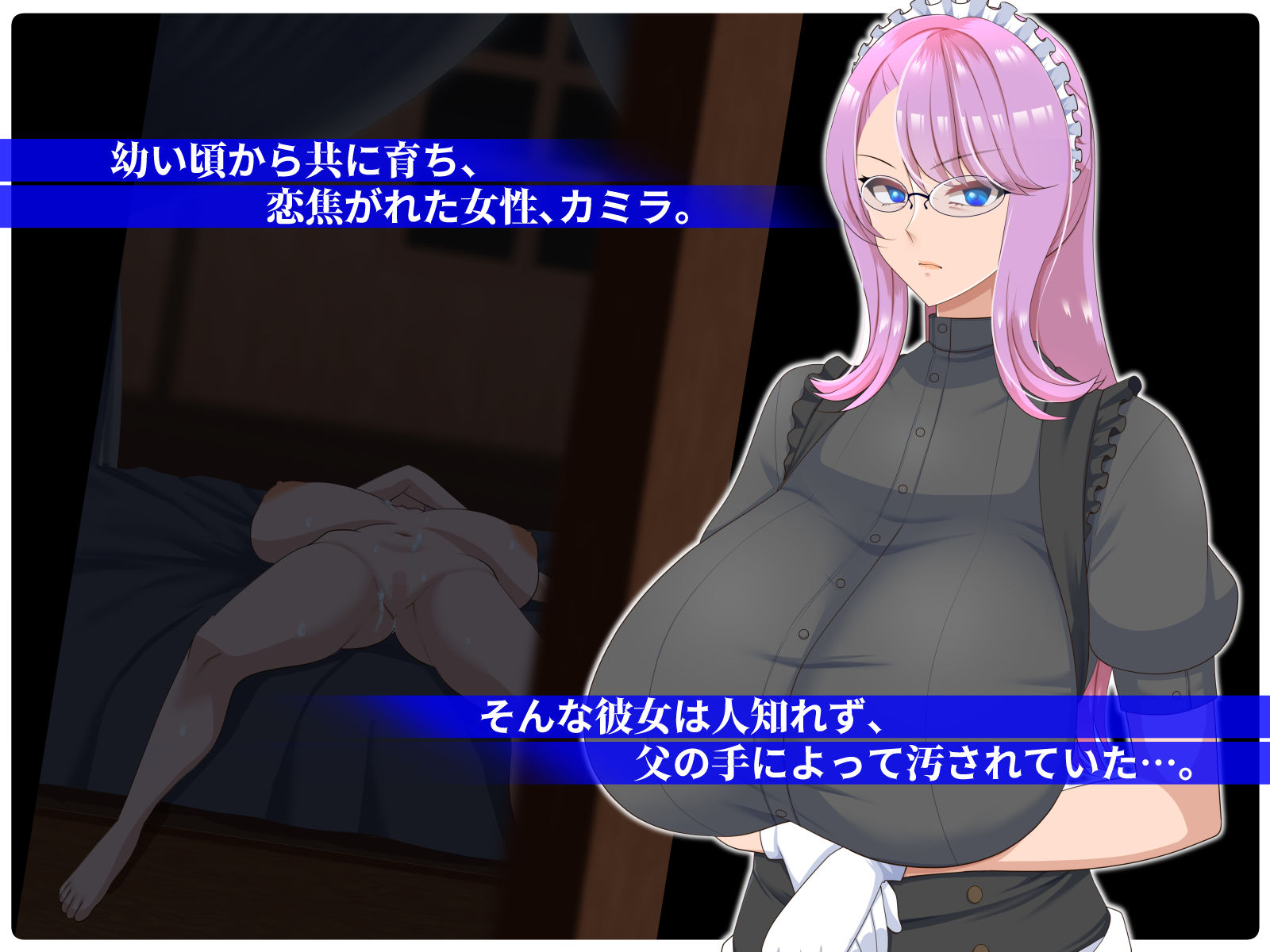 サンプル画像2:専属メイド、カミラさんとひとつ屋根の下(ティッシュ箱) [d_298443]