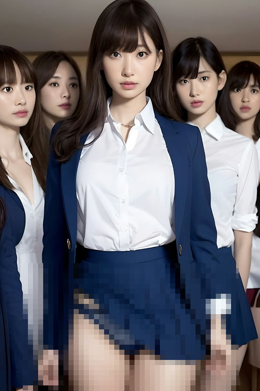 サンプル画像4:女学生たちのたくし上げパンチラ！(スタジオTOMO) [d_298446]