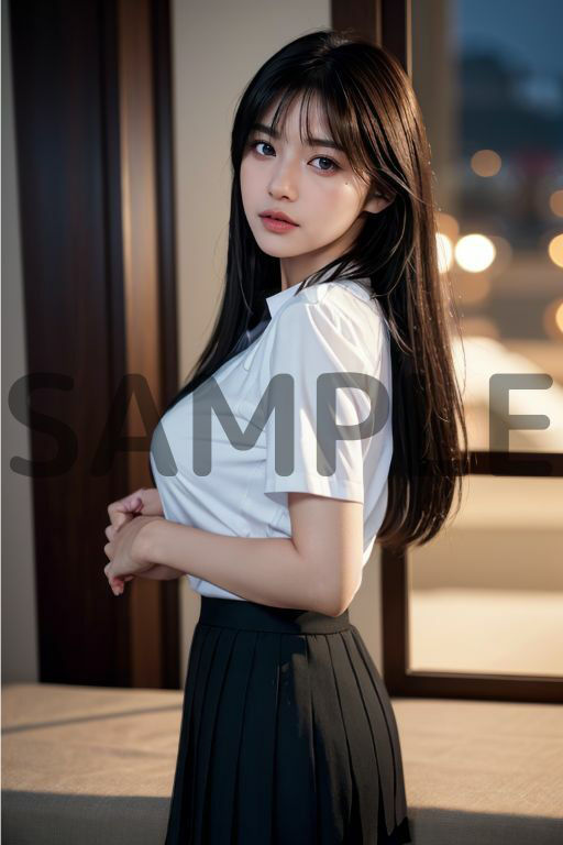 サンプル画像1:制服少女のパパ活事情(神楽坂46) [d_298494]