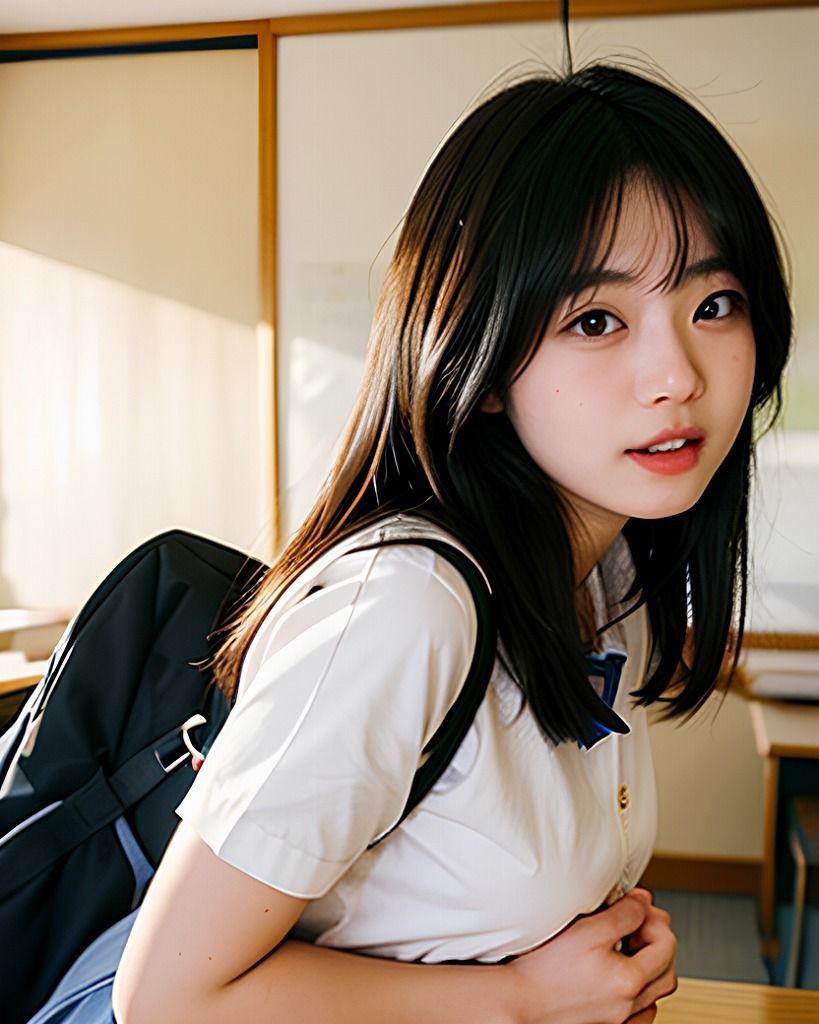 サンプル画像1:制服女子の痴態シリーズvol4(AIbijyo) [d_298522]