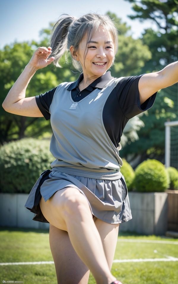 サンプル画像3:熟女おばあちゃんのラクロス大会〜若い頃から老人まで変わらない運動神経〜(100円高品質クラブ) [d_298531]