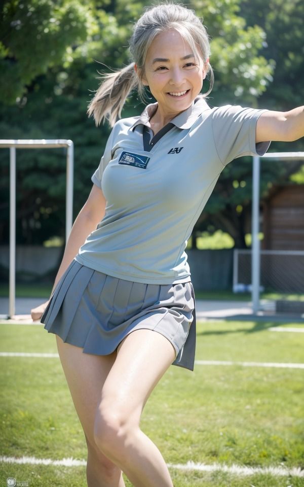 サンプル画像5:熟女おばあちゃんのラクロス大会〜若い頃から老人まで変わらない運動神経〜(100円高品質クラブ) [d_298531]