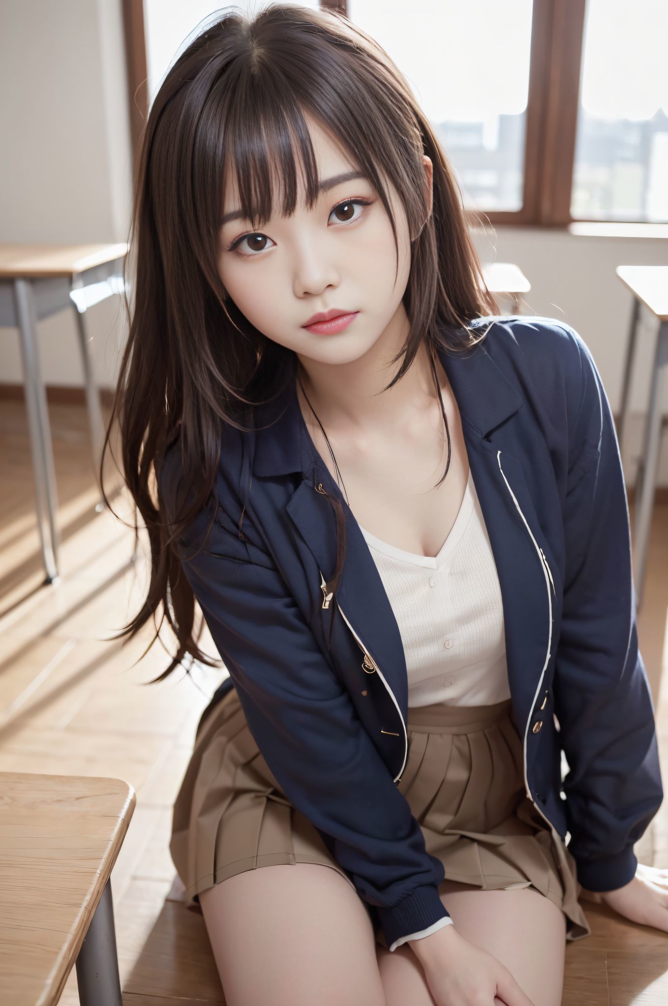 サンプル画像1:普段着の舞子、どうですか？(もふもふうさぎ) [d_298652]