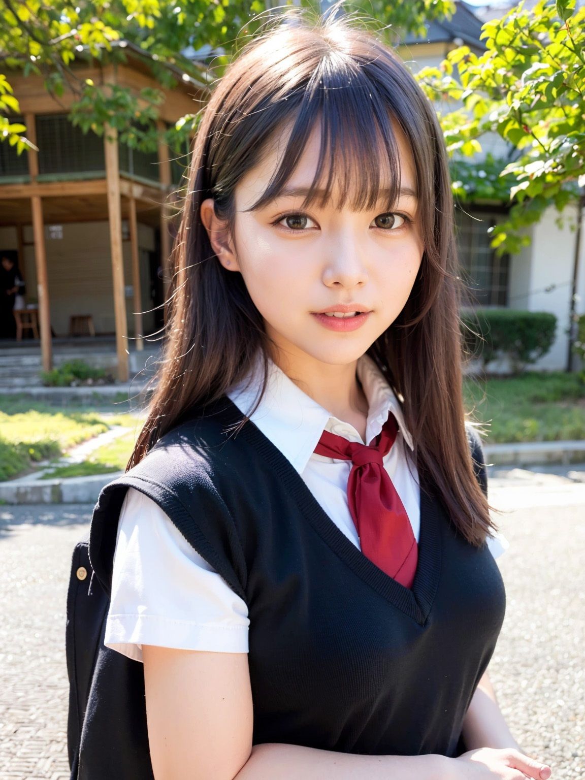 サンプル画像3:制服少女の日常(鶏むね) [d_298757]