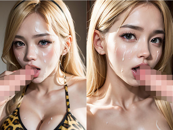 サンプル画像6:【濃厚フェラ】フェチ！美ギャルに白濁液ぶっかけ(大門 蒼空) [d_298798]