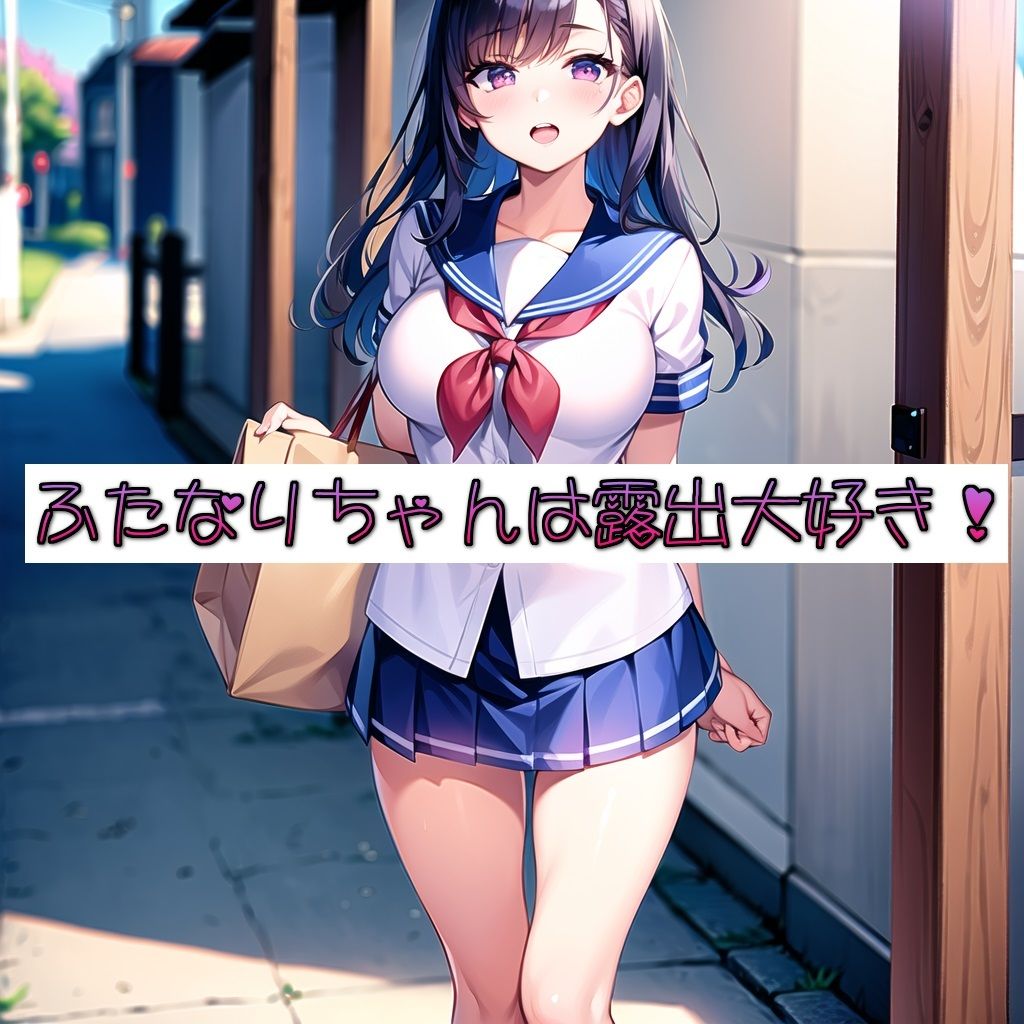 サンプル画像1:ふたなりちゃんは露出大好き！！(メロンピープル) [d_298852]