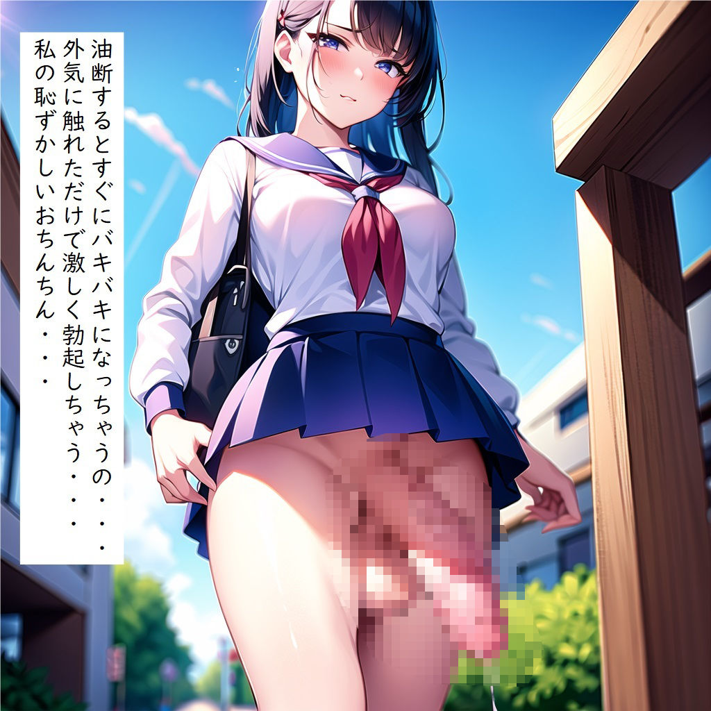 サンプル画像2:ふたなりちゃんは露出大好き！！(メロンピープル) [d_298852]