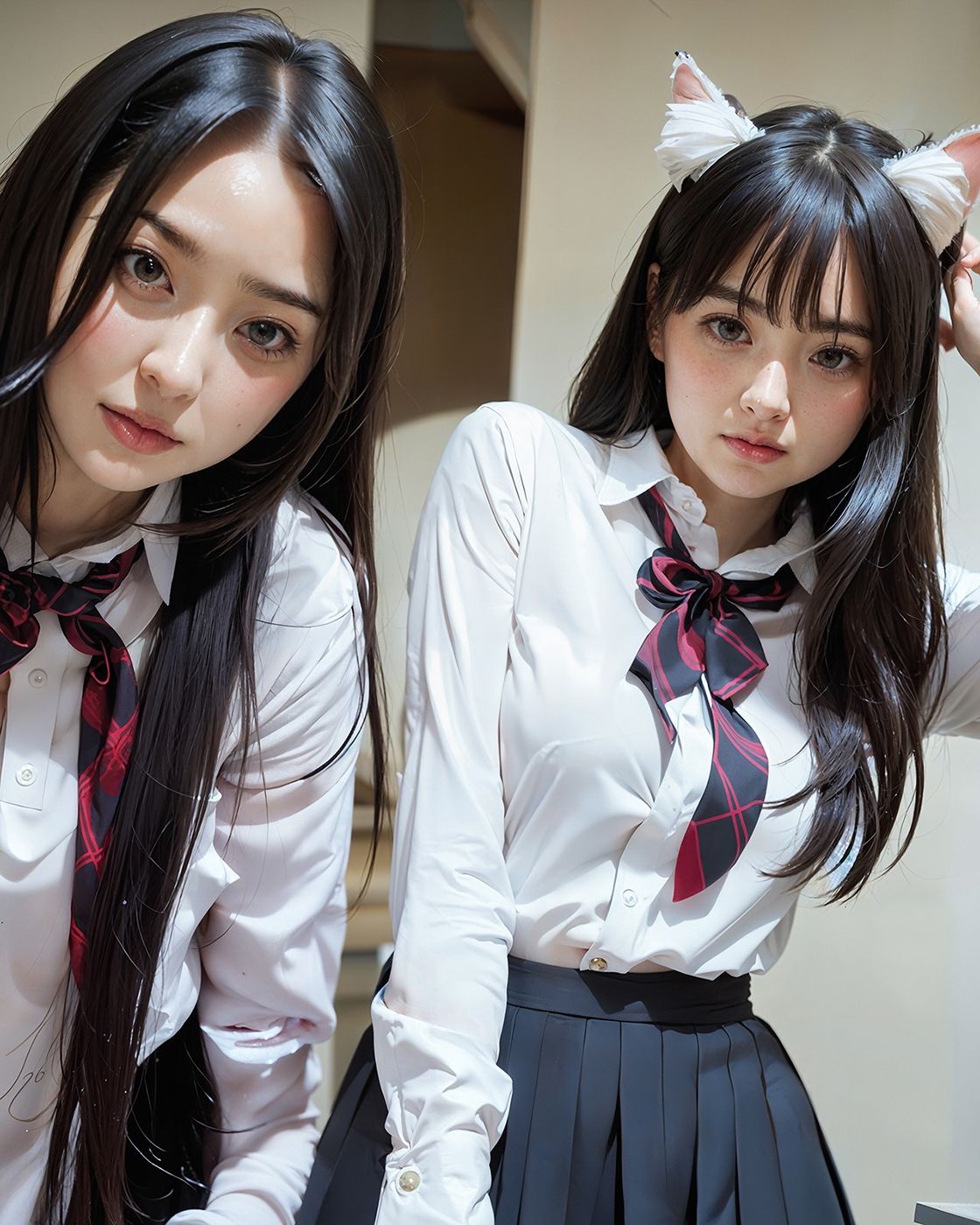 サンプル画像3:ネコ耳娘のヤバすぎ写真集(AI美女の夢) [d_298879]