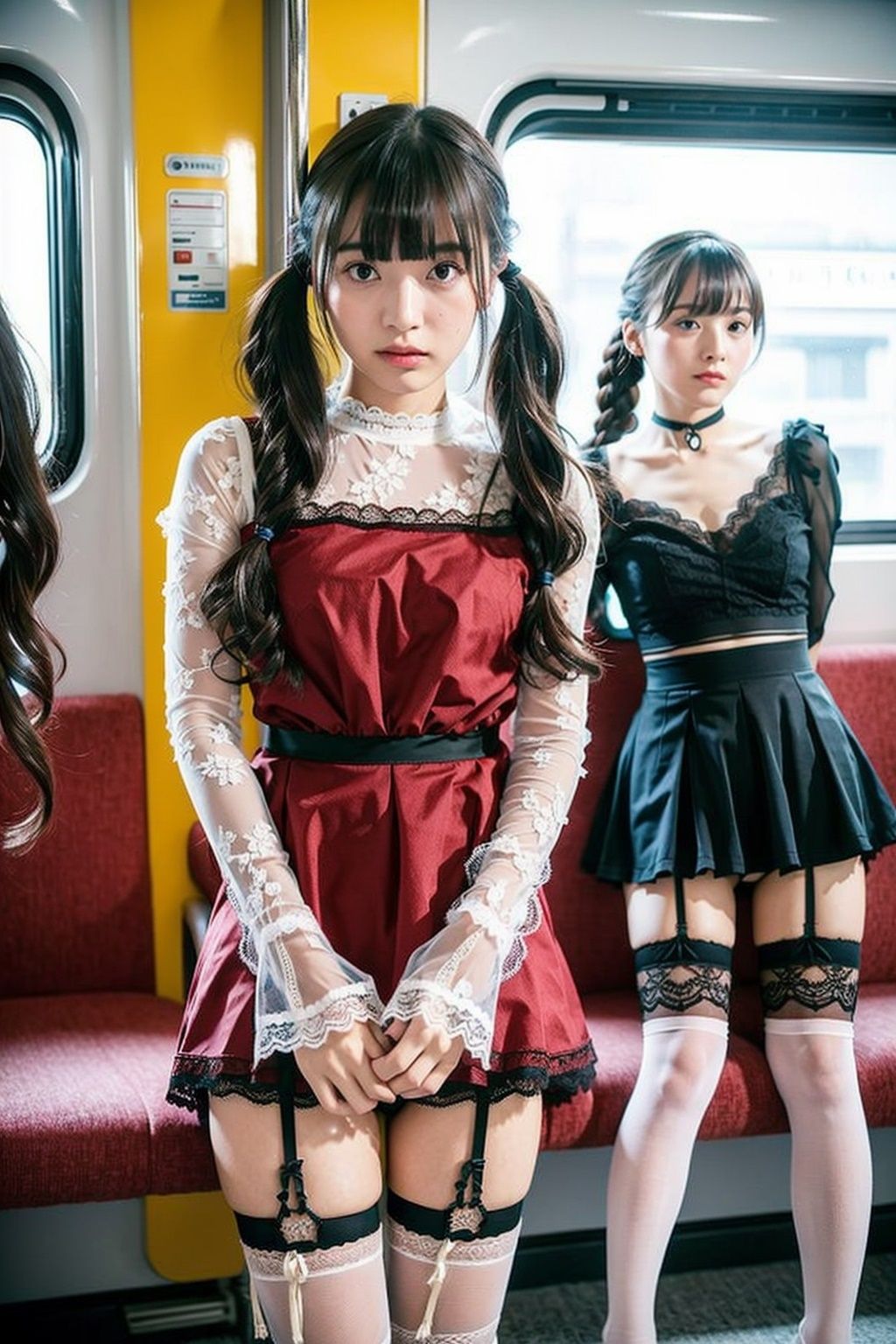 空いてる車内ねぇなんで私の前に座ったの6