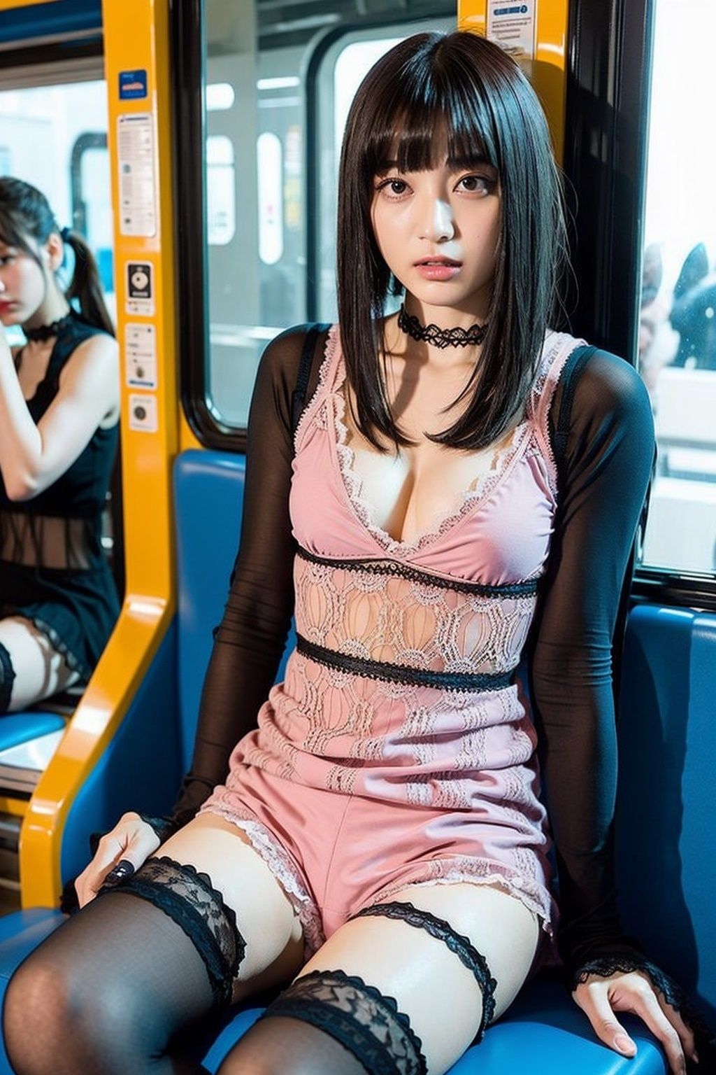 空いてる車内ねぇなんで私の前に座ったの6
