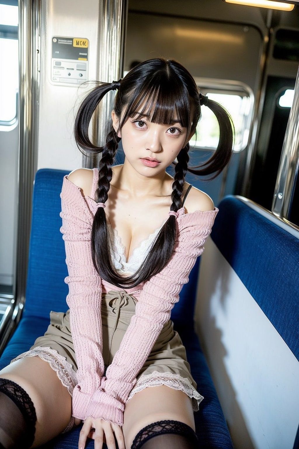 空いてる車内ねぇなんで私の前に座ったの6