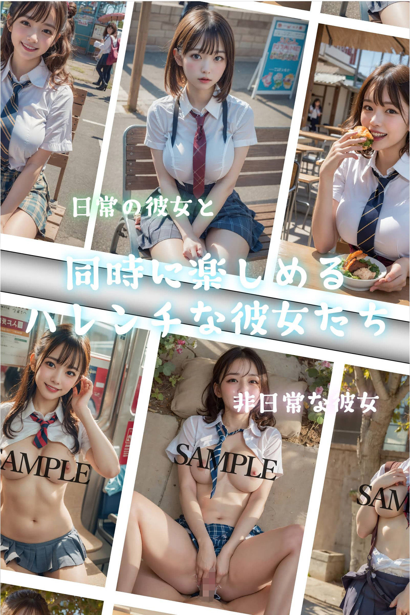 サンプル画像2:女子校生の彼女2(AI Sweet Time) [d_298962]