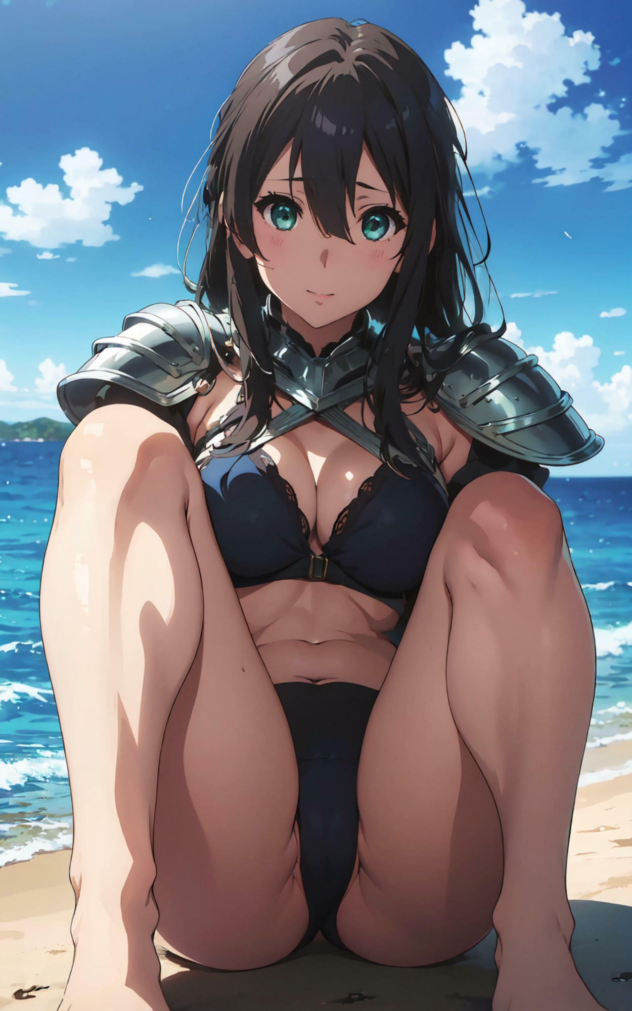 サンプル画像3:美少女研究本vol.3（ファンタジー編） みんな大好き！ビキニアーマー(画像生成マン) [d_298973]