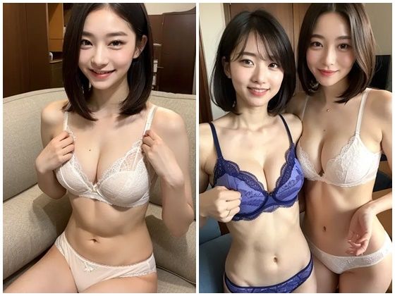 サンプル画像3:AI写真集グラビア7美人の下着姿300P:官能のシンフォニー下着姿の奇跡(AIグラビアプロデューサー) [d_298984]