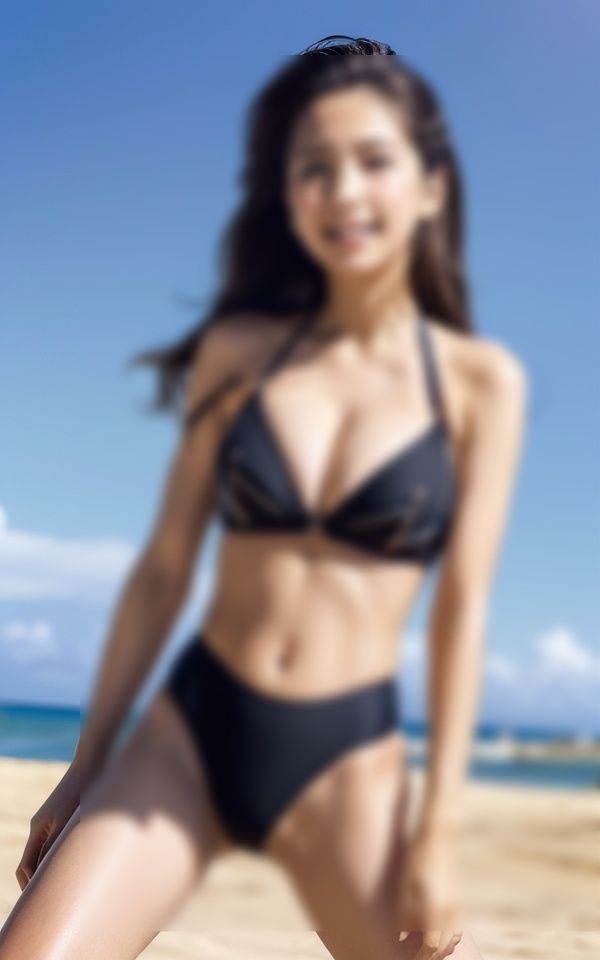 サンプル画像1:実際にいたら惚れます 魅惑の水着姿 【AI写真集】(妄想くらぶ) [d_298995]