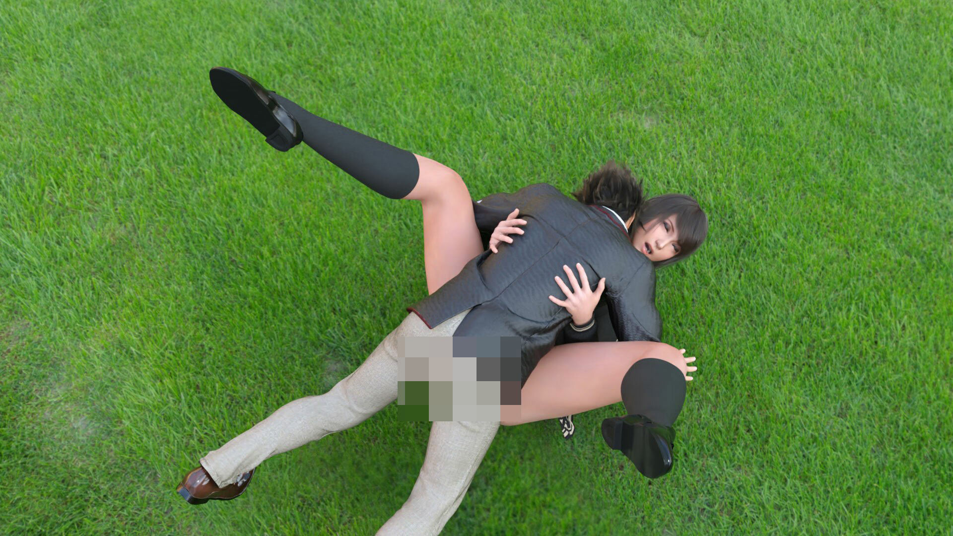 サンプル画像1:万能格闘美女『霧島愛唯（きりしまめい）』のレ○プ現場（＃01:正常位）(Ozone_Layer) [d_299115]