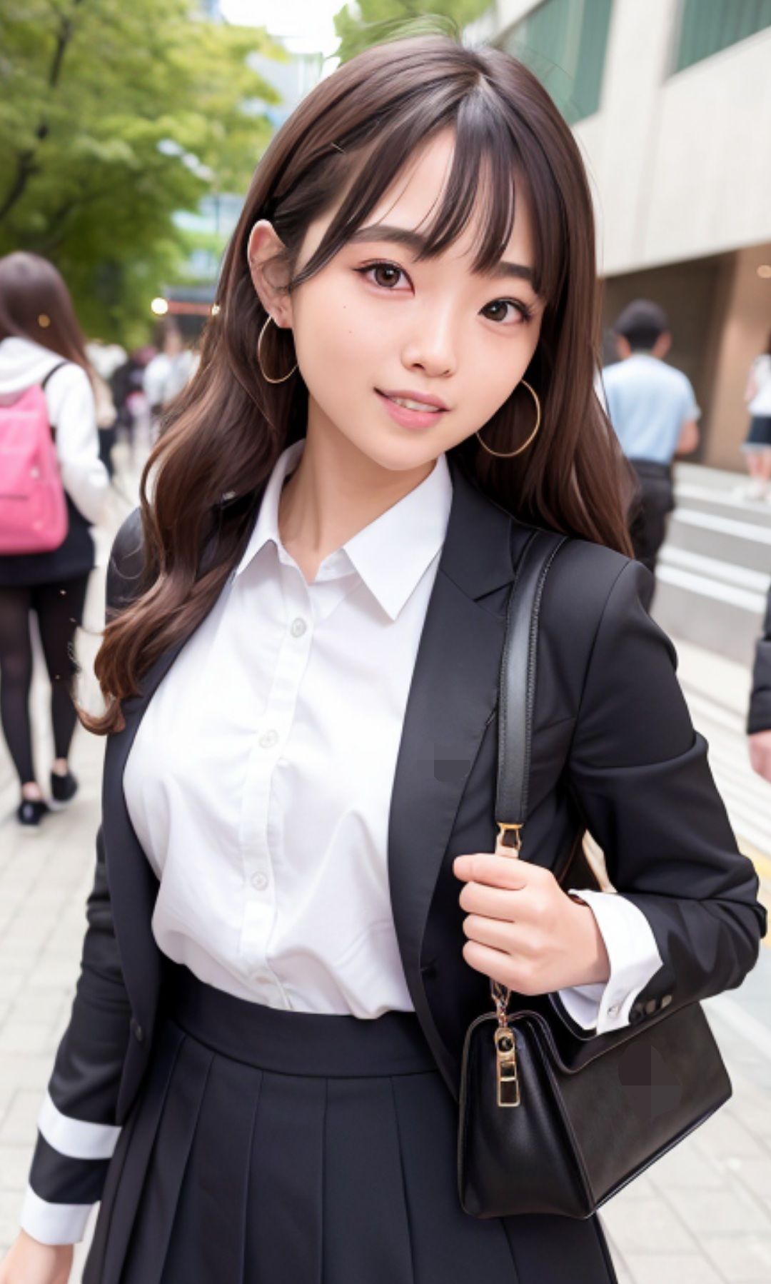 サンプル画像2:AI美女wearing〜シリーズ8〜激かわJKコス 検査済japanese日本人 美人 美少女 女子校生 女子校生 学校 学園 制服 生徒 教師 グラビア写真集 アイドル 可愛い 激カワ 非エロ 巨乳 並乳 むちむち スポーツ コスプレ AI生成(AI美女wearing@BY PENCO) [d_299202]