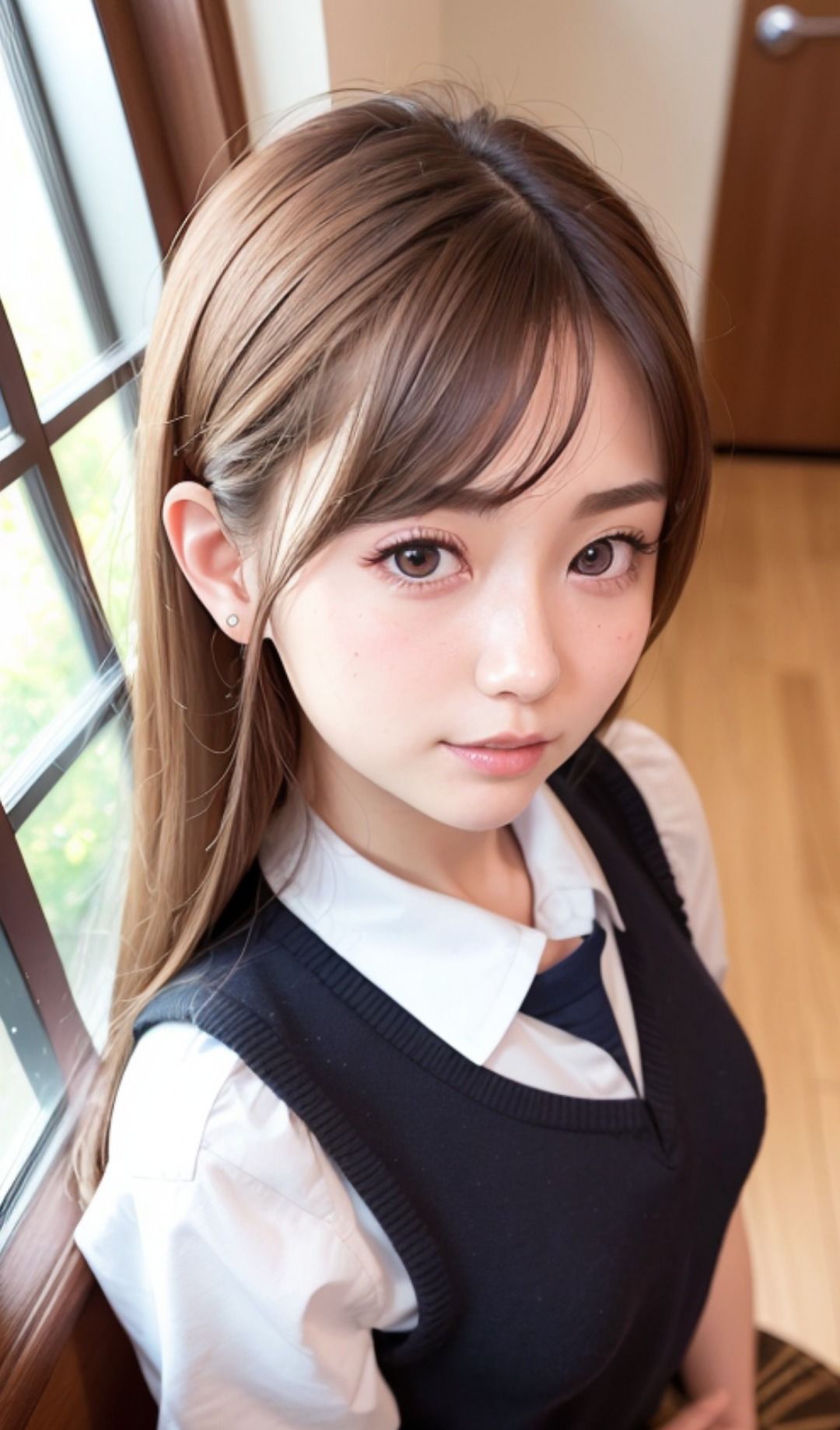 サンプル画像3:AI美女wearing〜シリーズ8〜激かわJKコス 検査済japanese日本人 美人 美少女 女子校生 女子校生 学校 学園 制服 生徒 教師 グラビア写真集 アイドル 可愛い 激カワ 非エロ 巨乳 並乳 むちむち スポーツ コスプレ AI生成(AI美女wearing@BY PENCO) [d_299202]