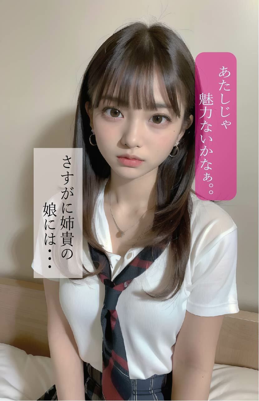 サンプル画像2:初めての援助〇際（セリフ付）(AIコスプレ美女) [d_299217]