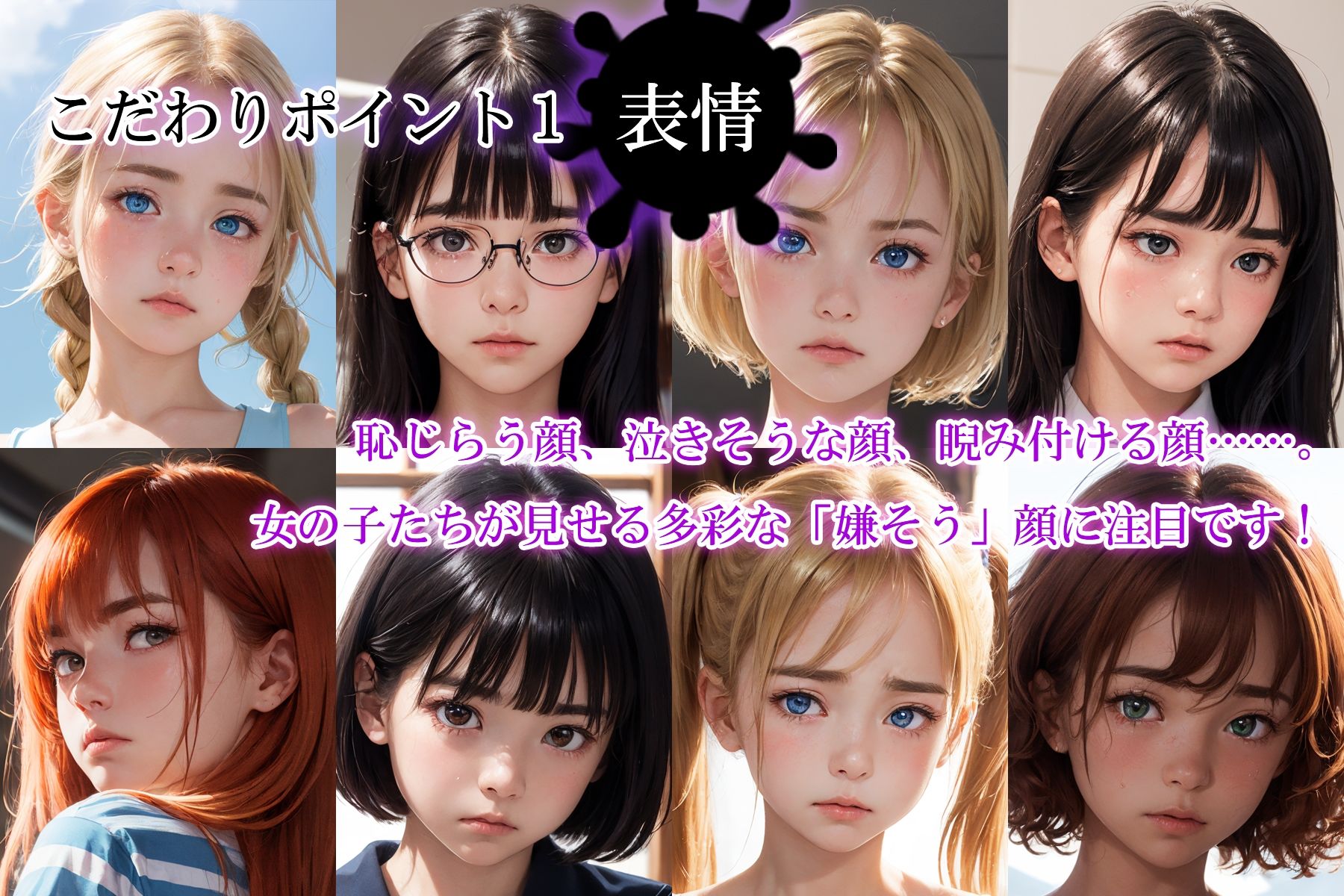 サンプル画像1:嫌そうにパンツを見せてる女の子(KEI-FACTORY) [d_299252]