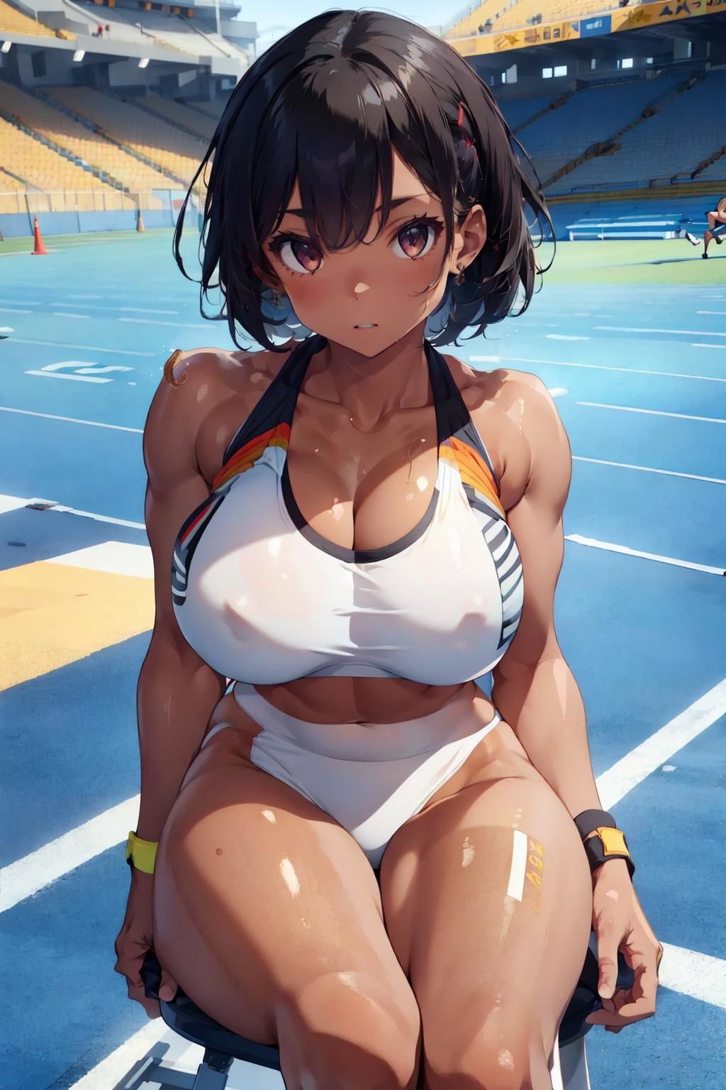 【高解像度】陸上少女CG集 Vol.2