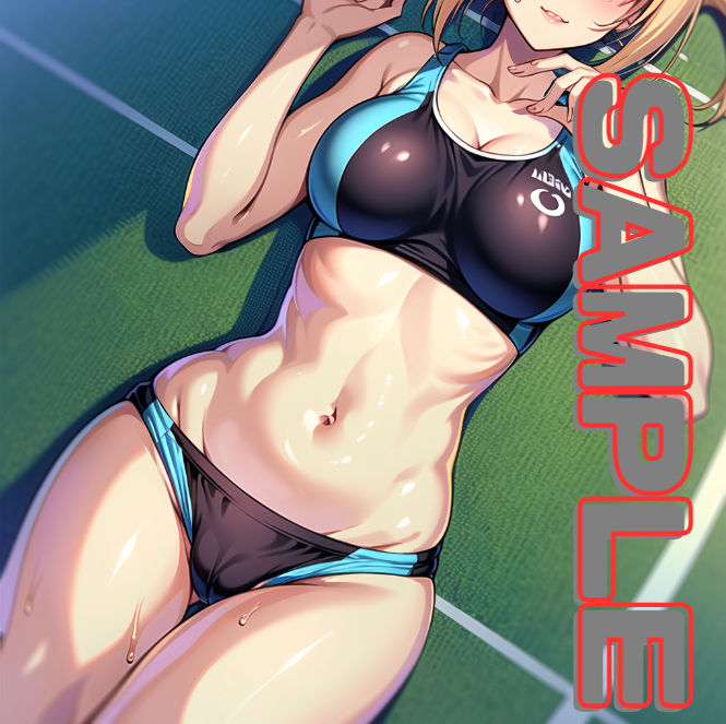 サンプル画像4:金髪巨乳ギャルの専属トレーナーになってしまった件(虹のふもと) [d_299381]