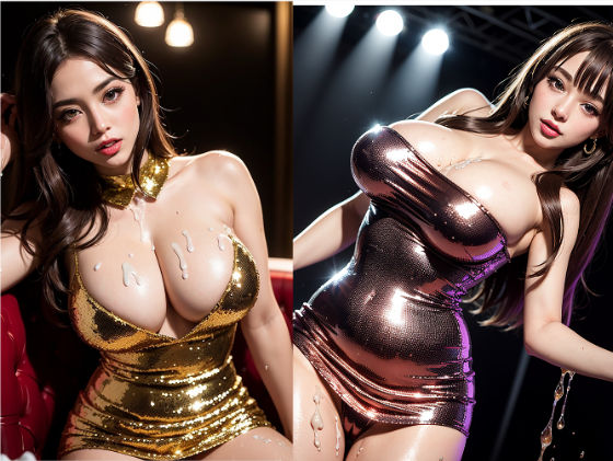 【白濁祭り】巨乳ボディコンホステスに超絶射精のサンプル画像 6