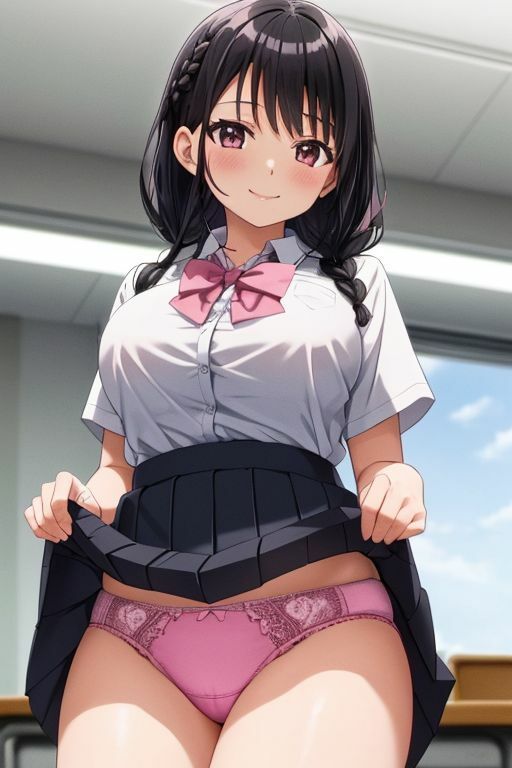 サンプル画像1:黒髪女子の下着(五本木ポメ) [d_299433]