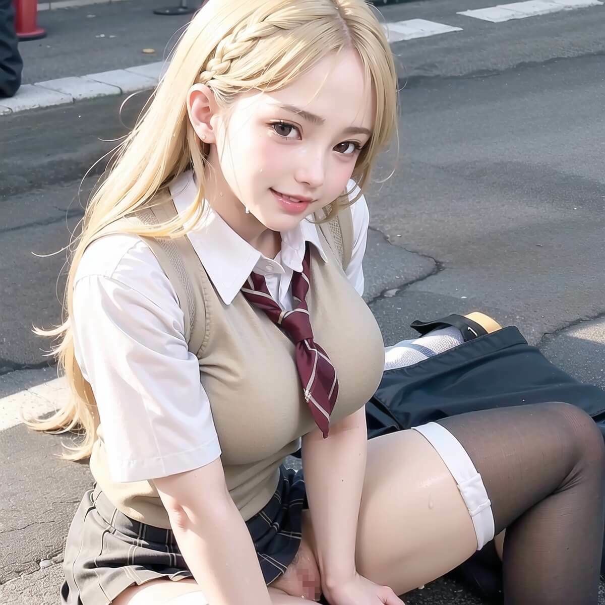 サンプル画像6:ゆる股女子校生大胆野外プレイ2【美麗CG110枚収録】(エリスの林檎) [d_299470]