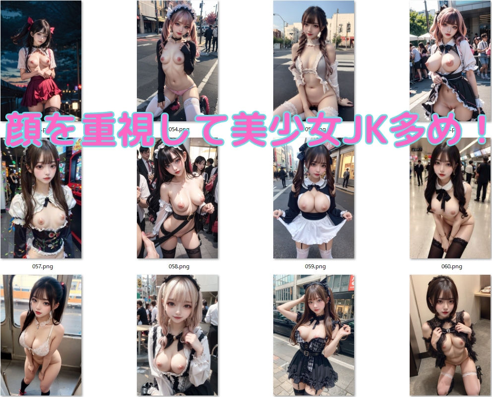 サンプル画像1:地雷系女子露出写真集(マジカルパレット) [d_299501]