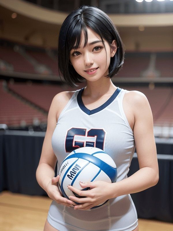 サンプル画像3:未来の進化した！女子バレーボールAI美女写真集(fantastic ai) [d_299541]