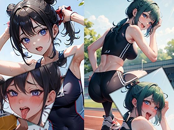 サンプル画像1:アヘ顔陸上部その1(あぼじ) [d_299553]