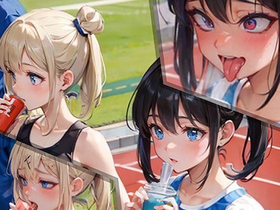 サンプル画像4:アヘ顔陸上部その1(あぼじ) [d_299553]