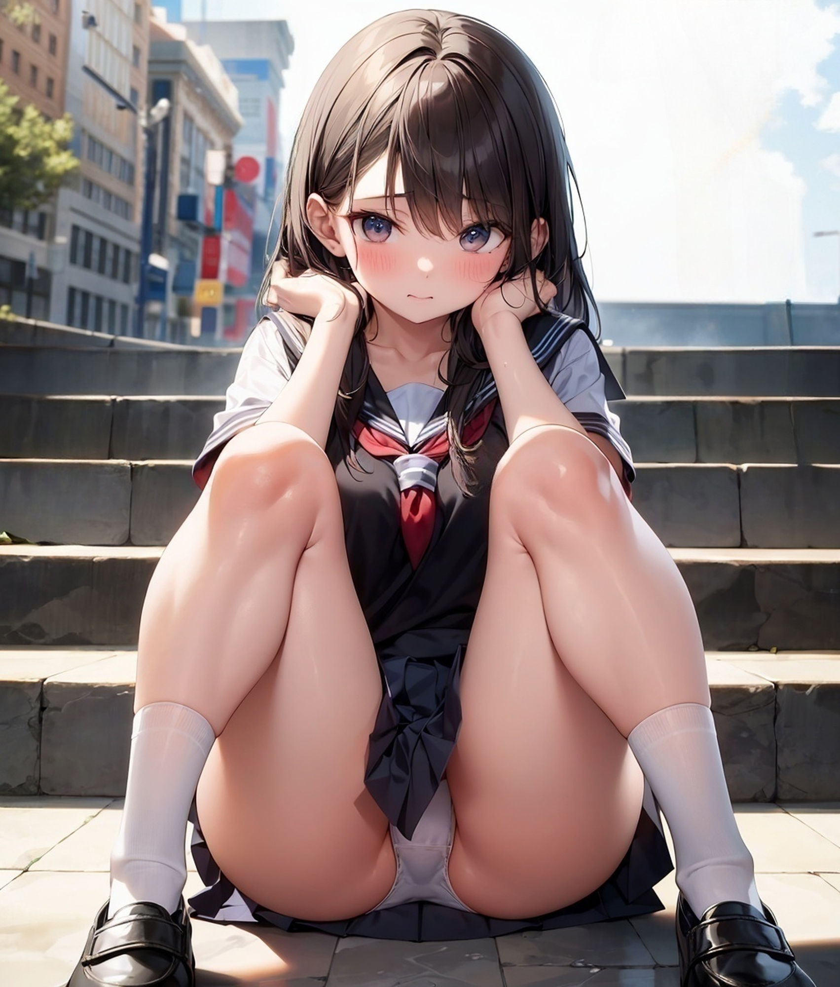 サンプル画像2:KAWAII GIRLS SELECTIONS（4Kリマスター版）【AIイラスト集】(CONV工房（こんぶ）) [d_299640]