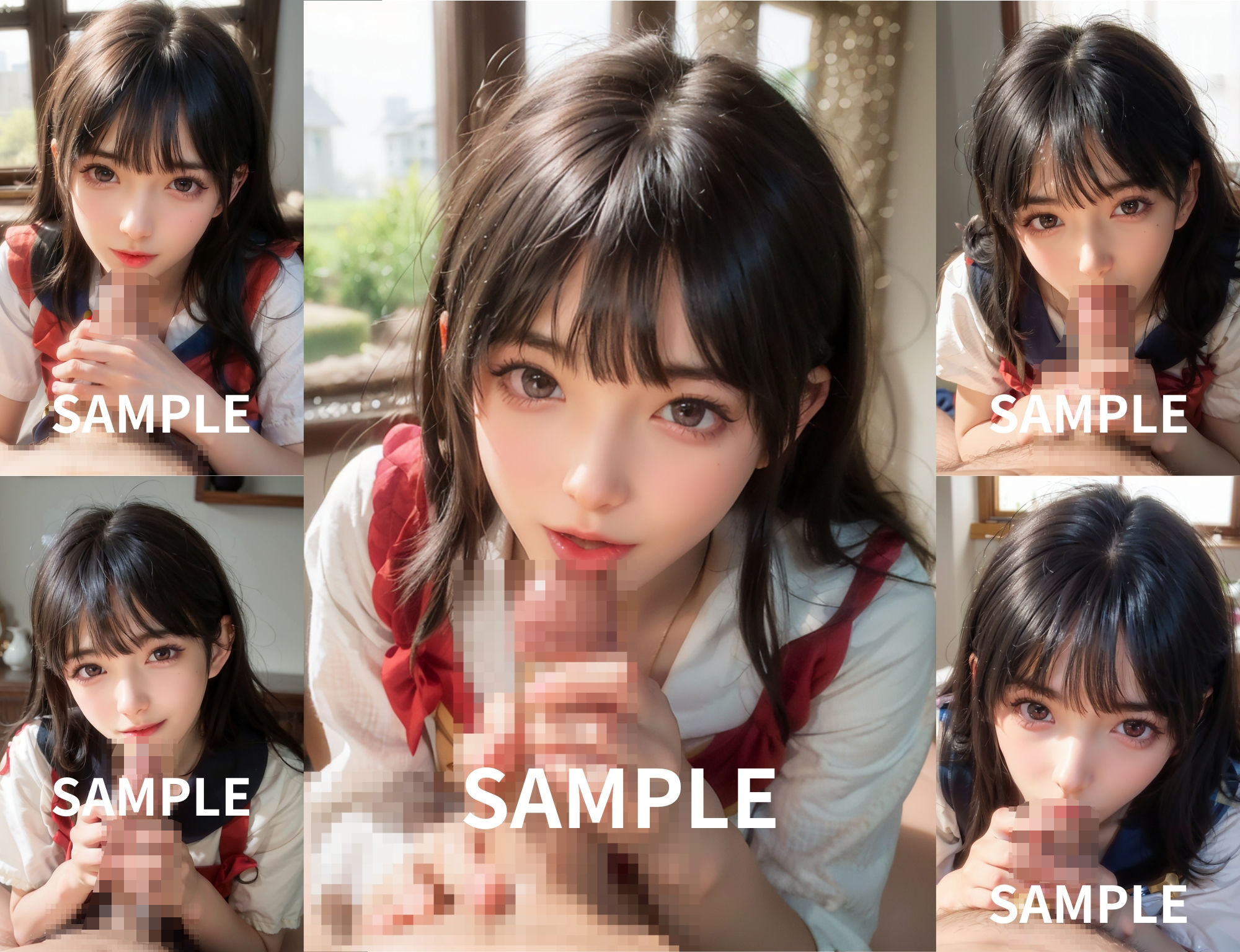 サンプル画像4:学園のアイドルといちゃいちゃしよ！(理想の2.9次元美女) [d_299745]