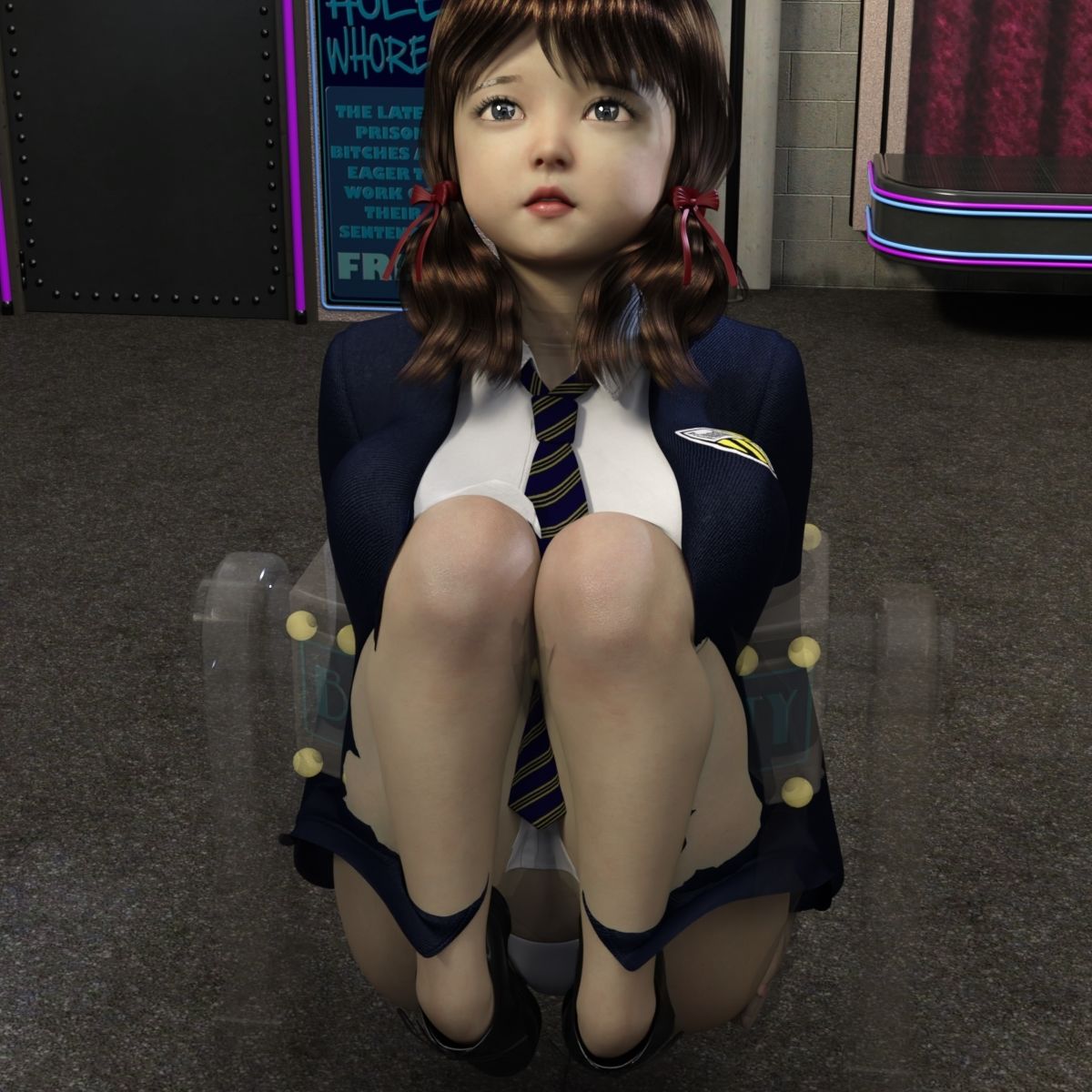 裏通りに連れ込まれたチエの画像1