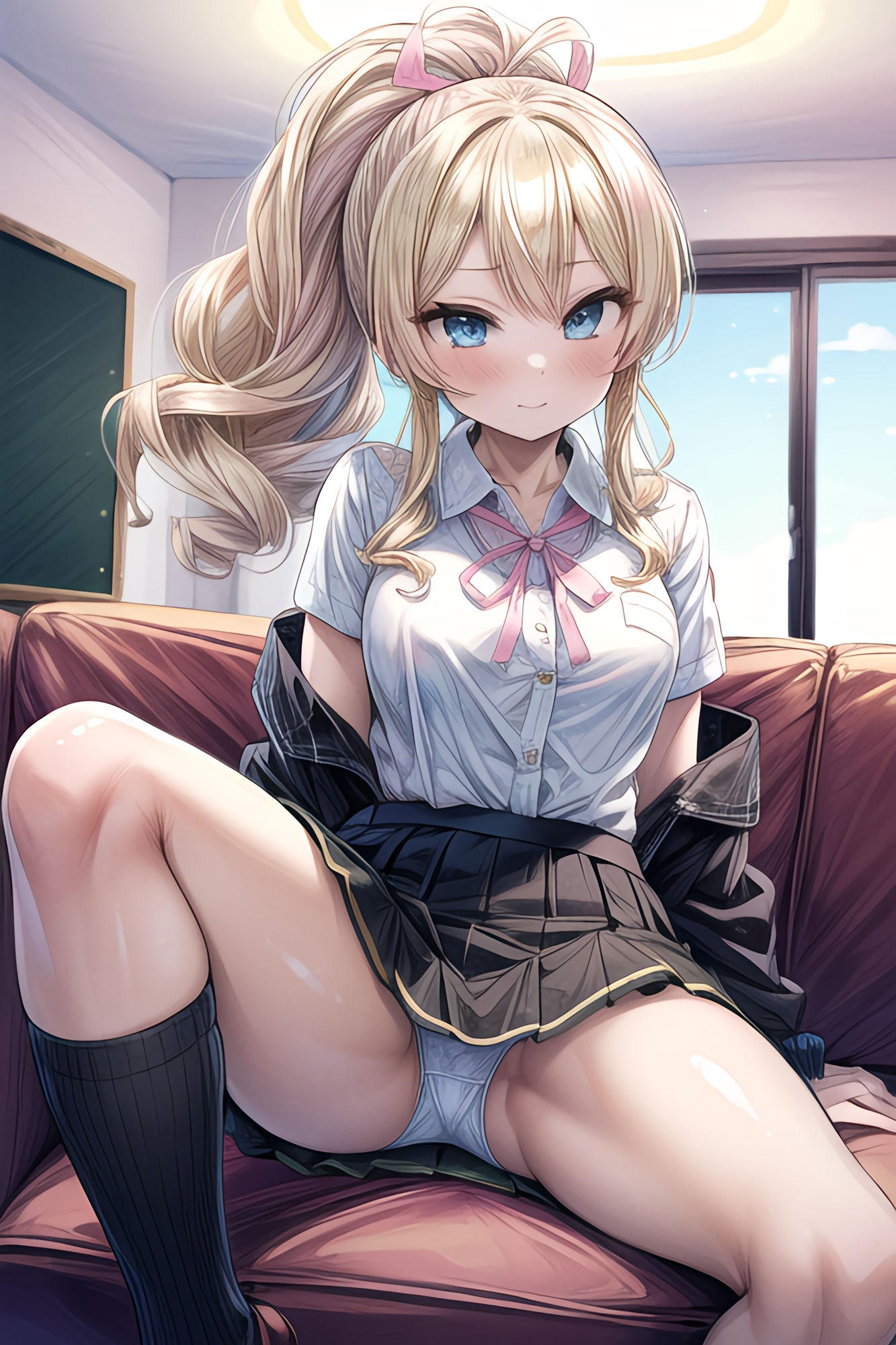 サンプル画像3:学年一えっろい体の美少女につきまとわれています(ごきげんうらのす) [d_299864]