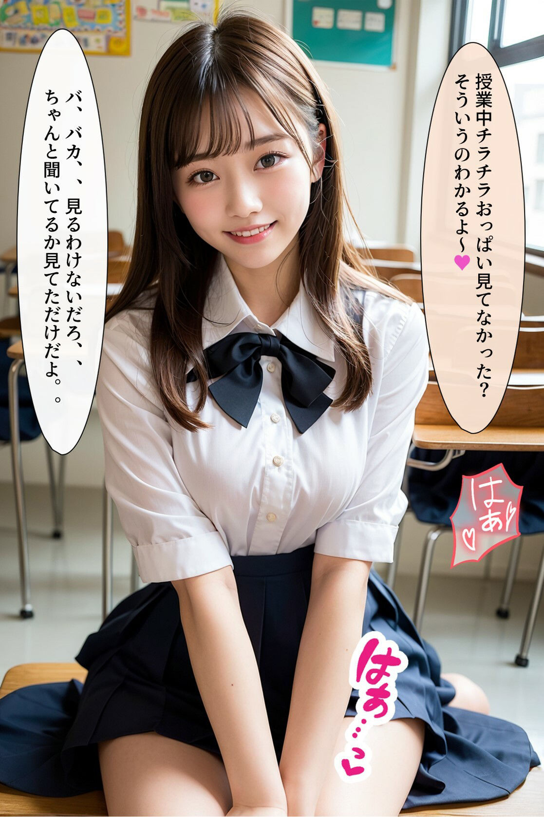 サンプル画像2:教え子の女子〇生たちに誘惑され我慢できずに射精しまくった件(ペリカンサークル) [d_299877]