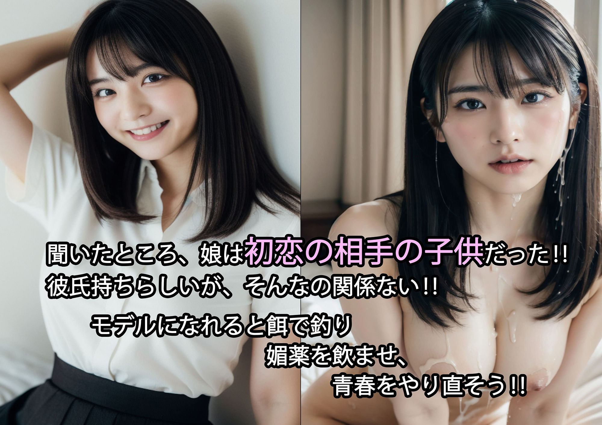 サンプル画像4:18歳の制服美少女、初めてのパパ活・援交 〜僕の、遅すぎた青春 そして成人同士の純愛〜(AILand18) [d_299881]