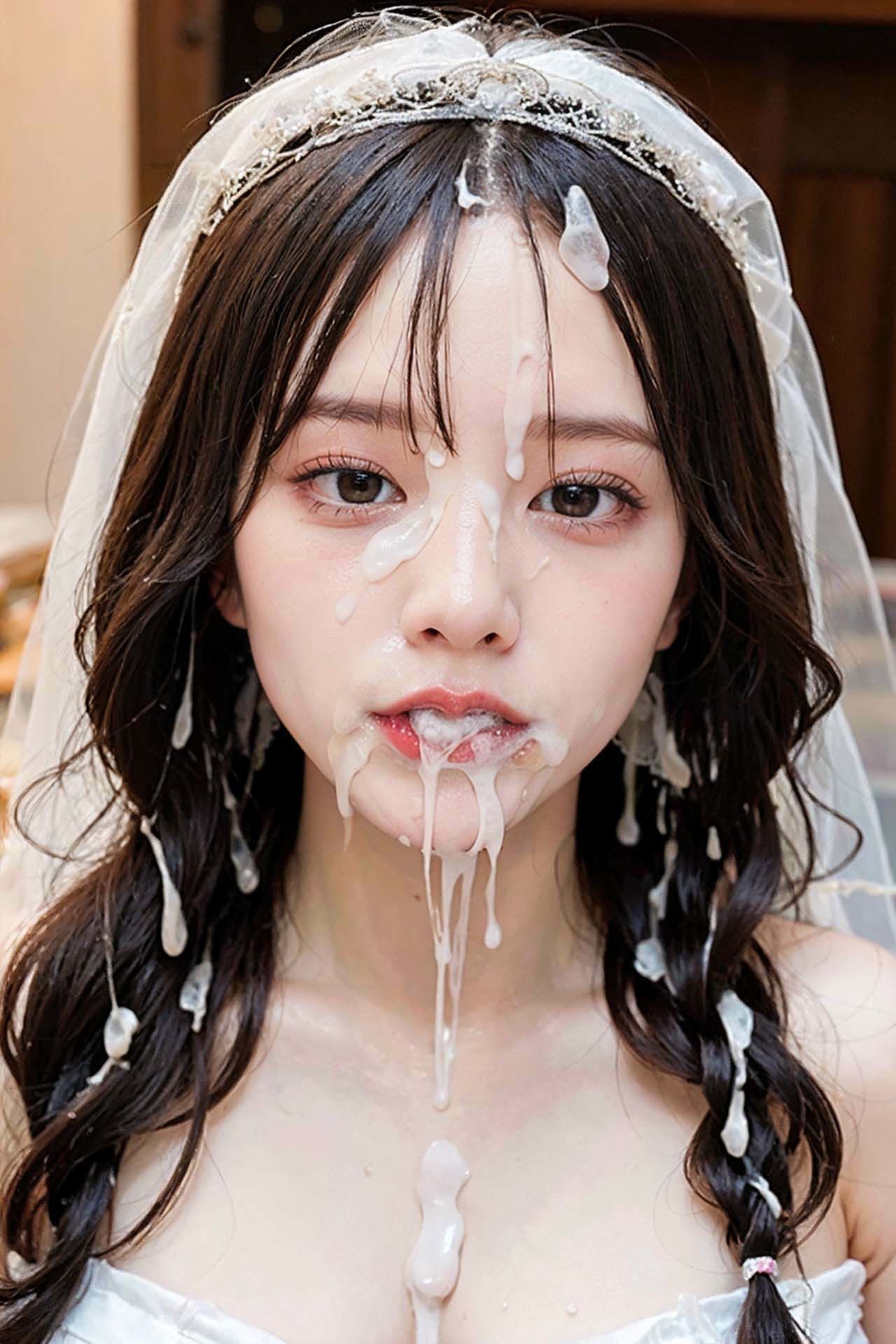 サンプル画像6:白濁の花嫁 ご祝儀は精〇をください(働くお姉さん) [d_299882]