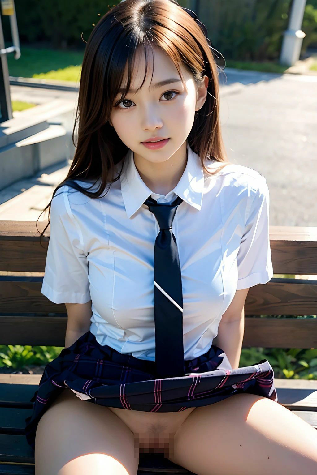 サンプル画像1:挑発する女子校生たち(BoA) [d_299883]