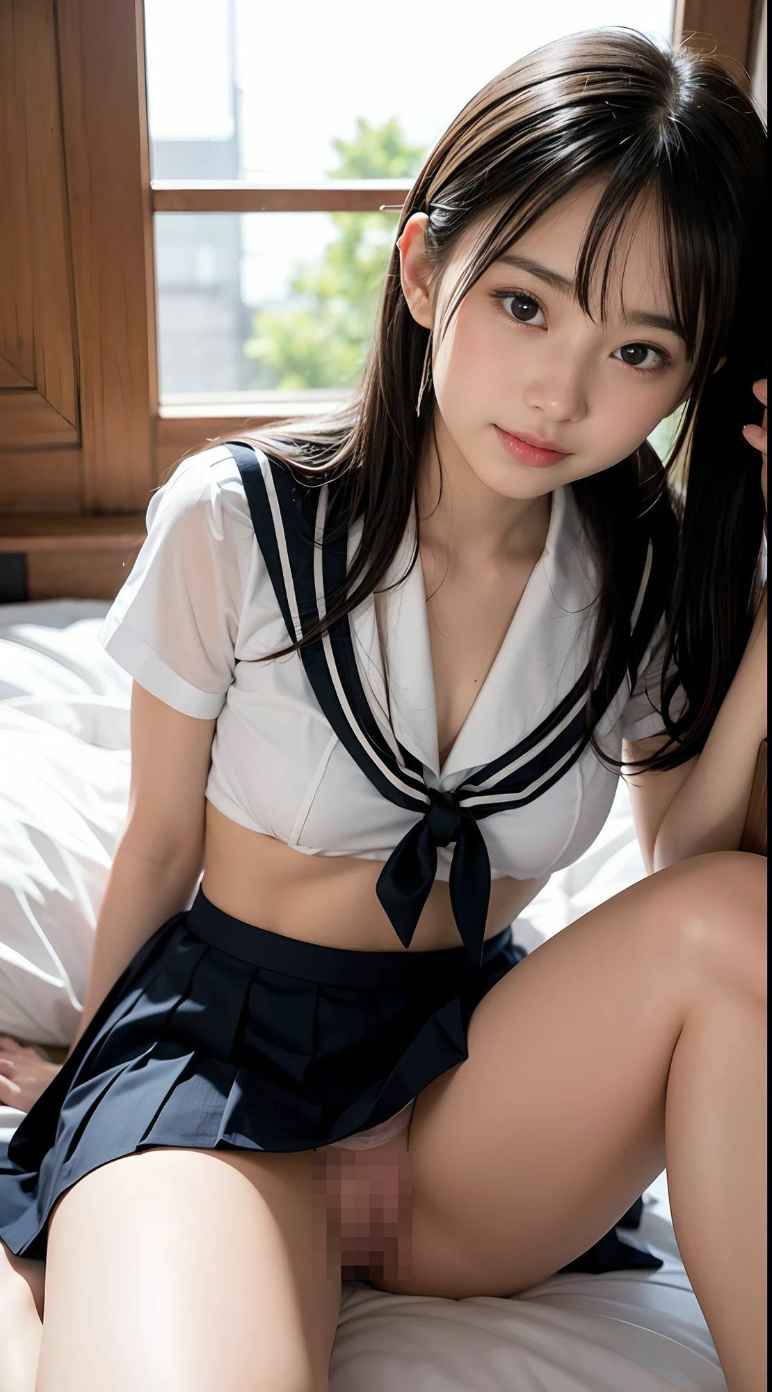 サンプル画像2:挑発する女子校生たち(BoA) [d_299883]