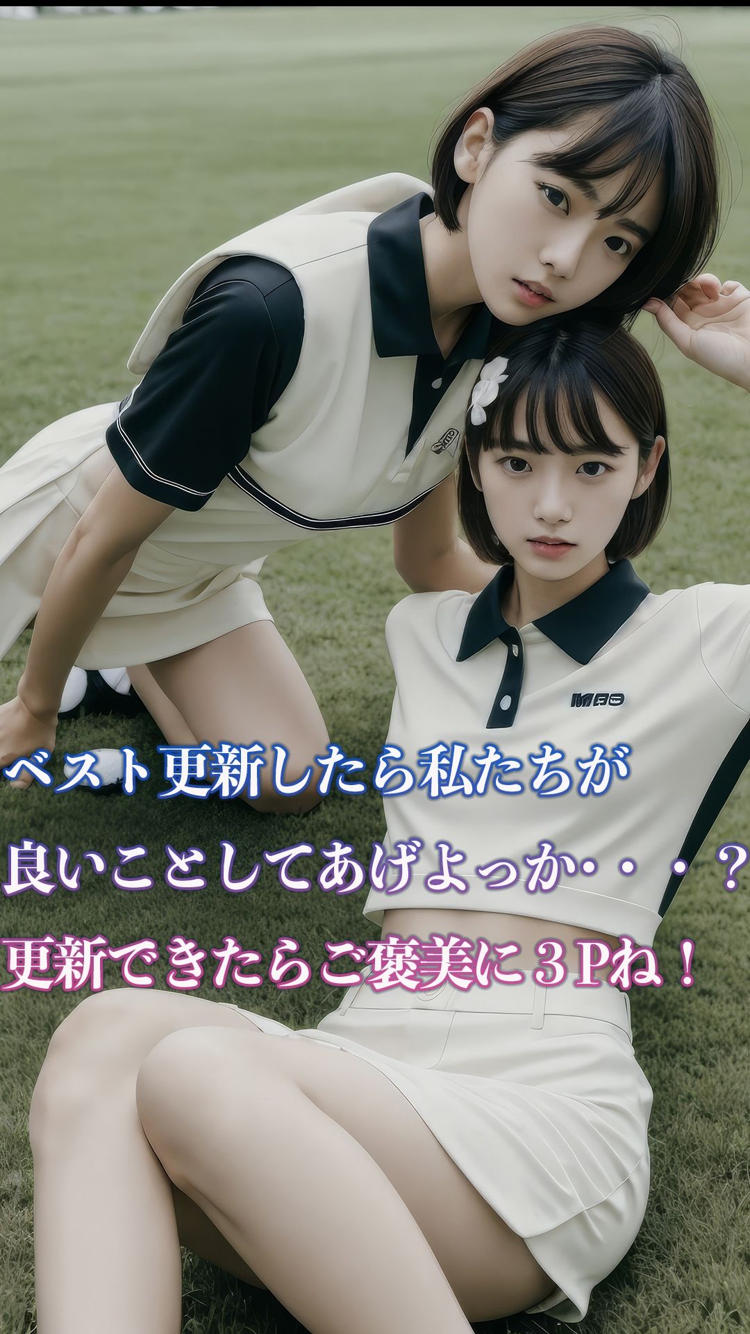 サンプル画像3:ゴルフもHも大好きな痴女子達〜マナー無視！ゴルフ場の好きな場所で、好きな時に、好きな格好で〜(【R18】AI美少女.store) [d_299934]