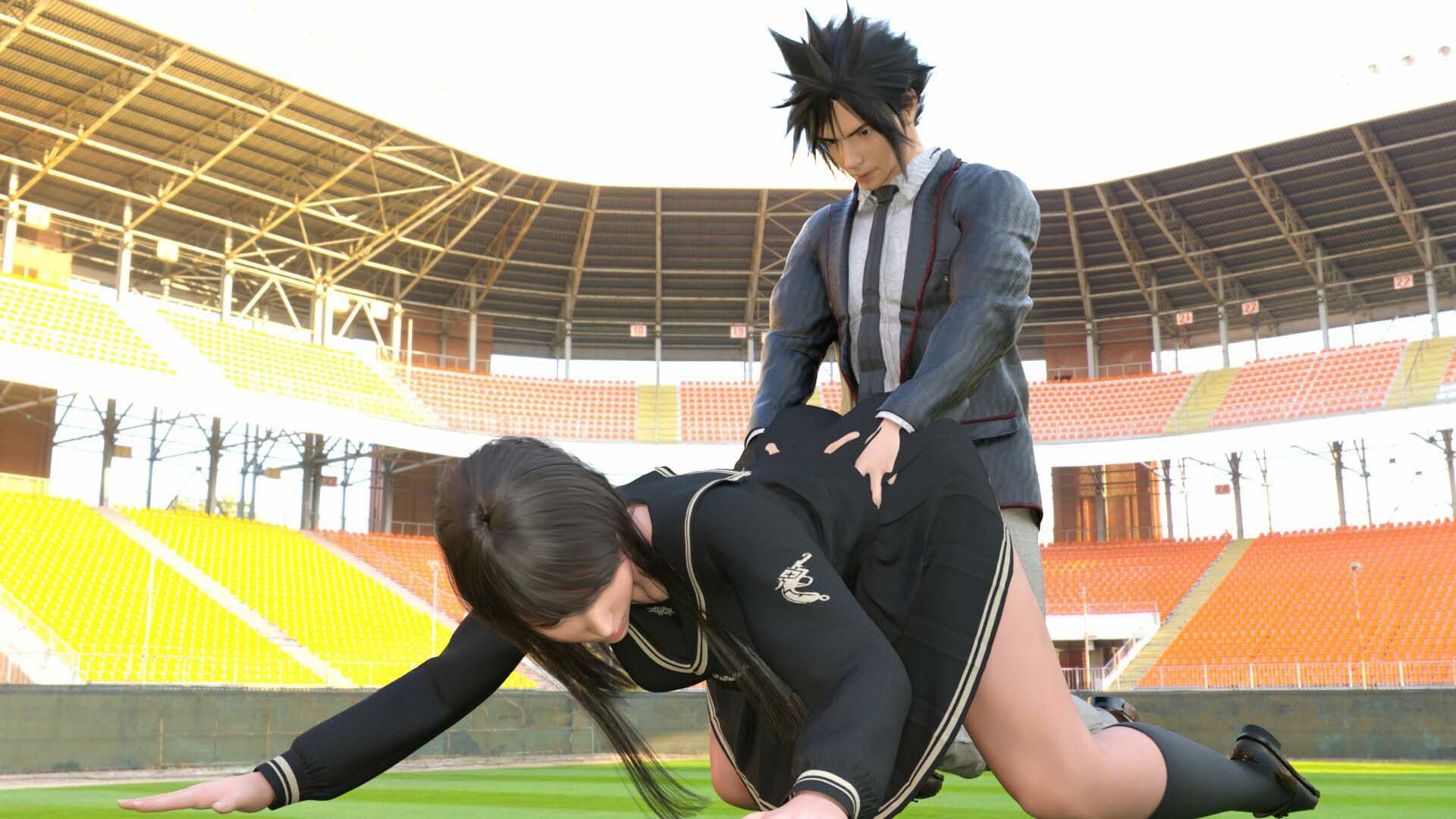 サンプル画像2:万能格闘美女『霧島愛唯（きりしまめい）』のレ○プ現場（後背位）(Ozone_Layer) [d_299950]