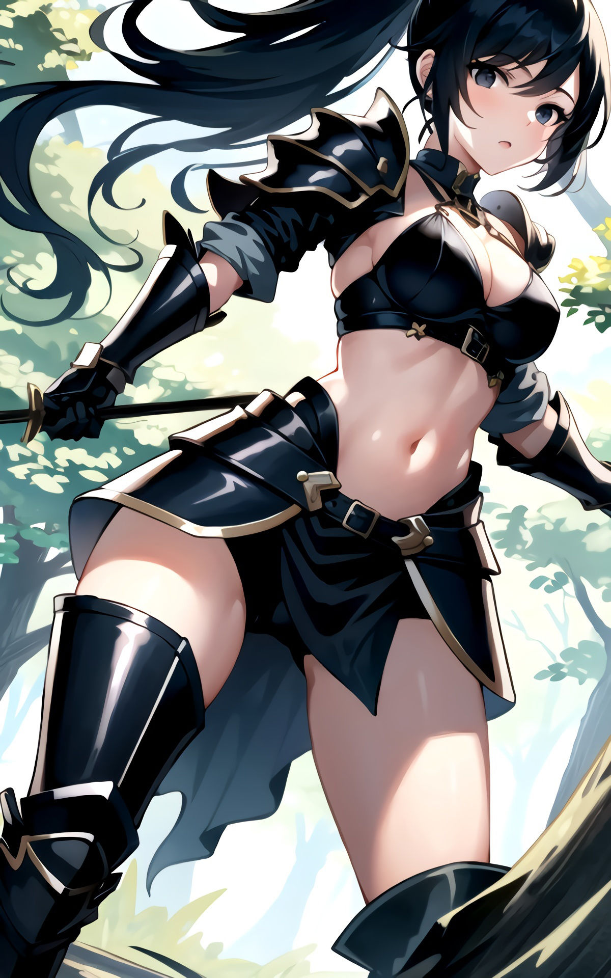 サンプル画像1:気高い女戦士の敗北(aiルペルカリア) [d_300028]