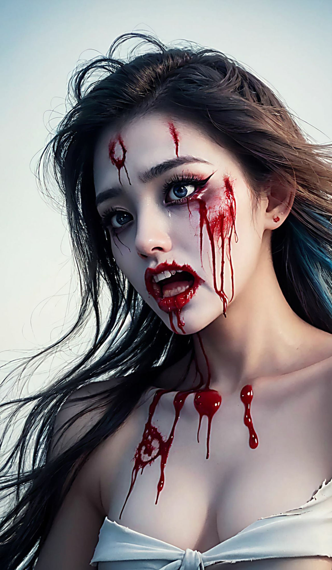 サンプル画像2:AI生成 「恐怖仮想 （仮装）」(あらっとAI) [d_300116]