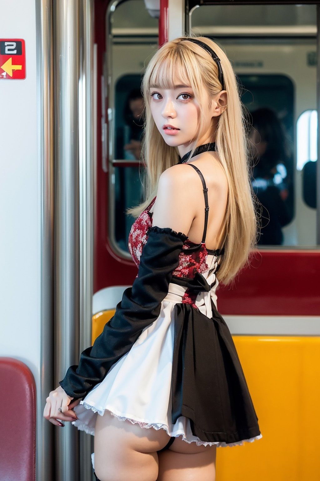 AI秋葉原に向かう電車の中には弱者男性の好きそうな女の子がたくさん8_FANZA版の画像3